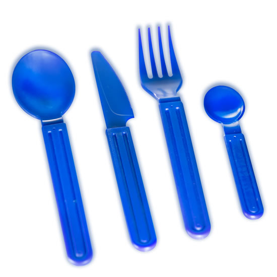 Conjunto de Talheres azul